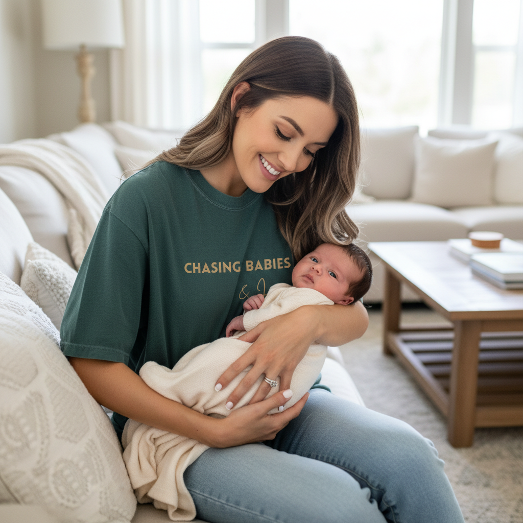 Chasing Babies & Jesus Christian Graphic Tee
