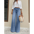 Sunset Serenity Wide-Leg Jeans