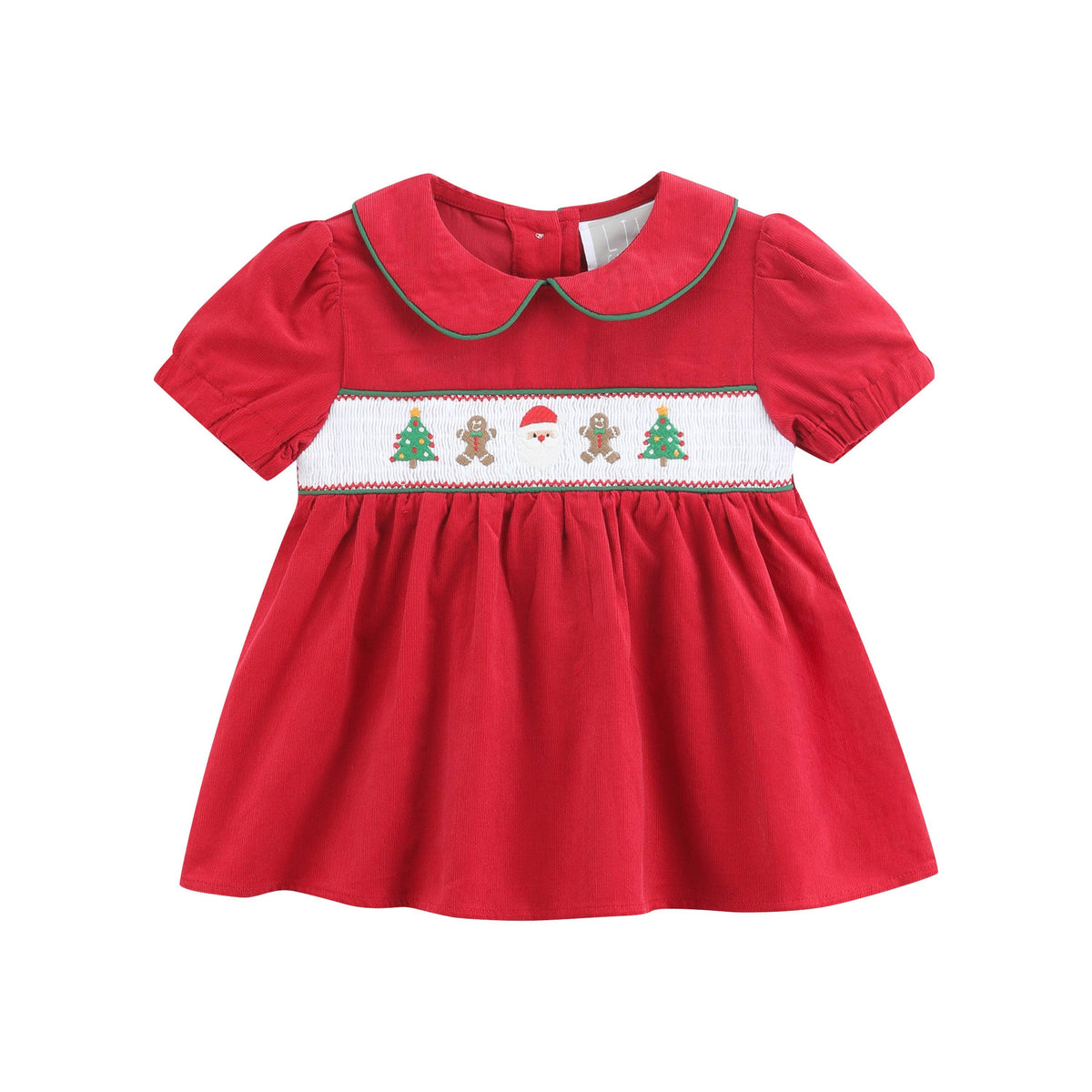 Gingerbread Joy Smocked Set