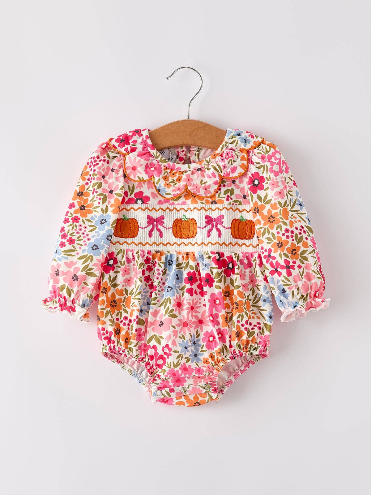Harvest Blossom Smocked Romper