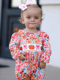 Harvest Blossom Smocked Romper