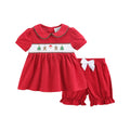 Gingerbread Joy Smocked Set