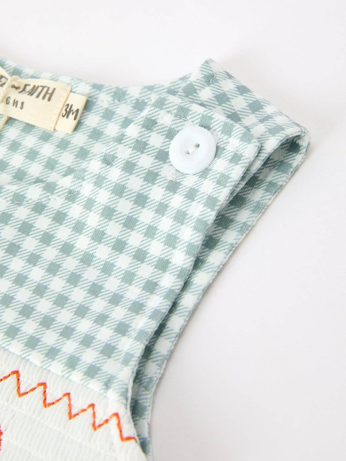 Gingham Pumpkin Patch Romper