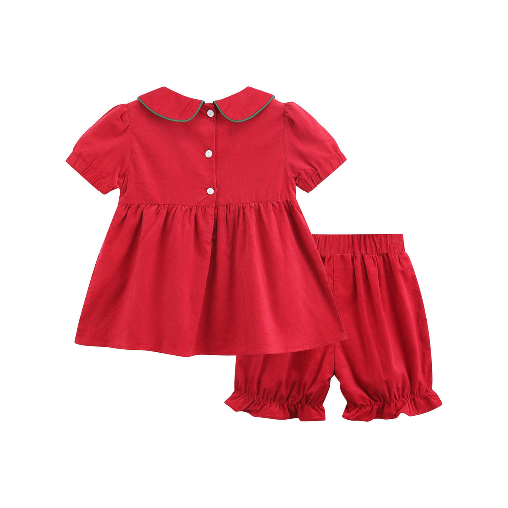 Gingerbread Joy Smocked Set