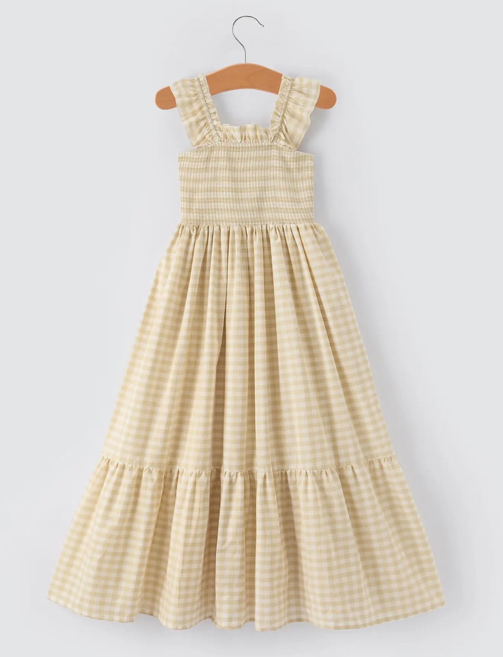 Mommy & Me Adult Plaid Smocked Dress
