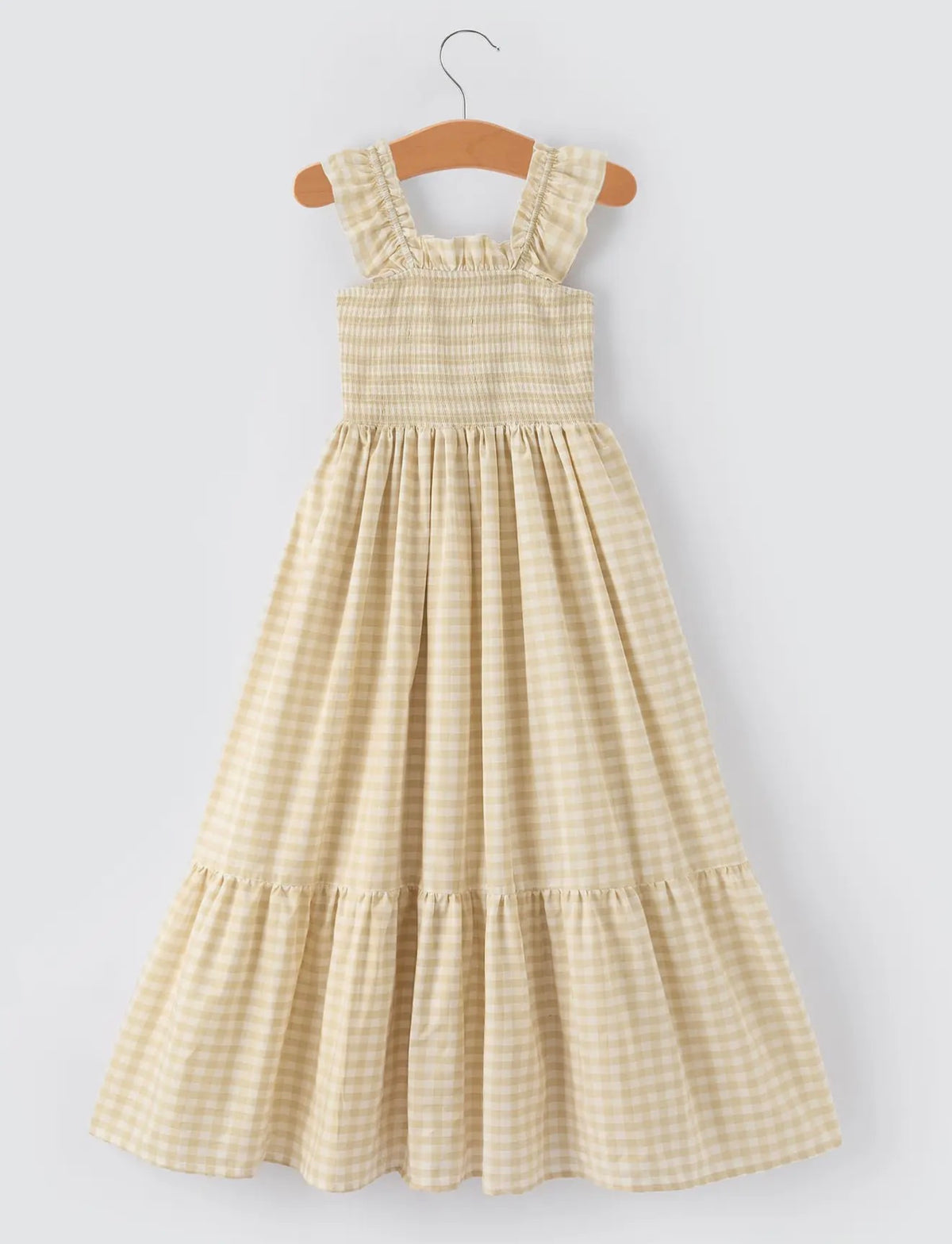 Mommy & Me Adult Plaid Smocked Dress