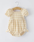 Mommy Me Plaid Romper