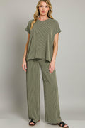 Raised Rib Relaxed Set
