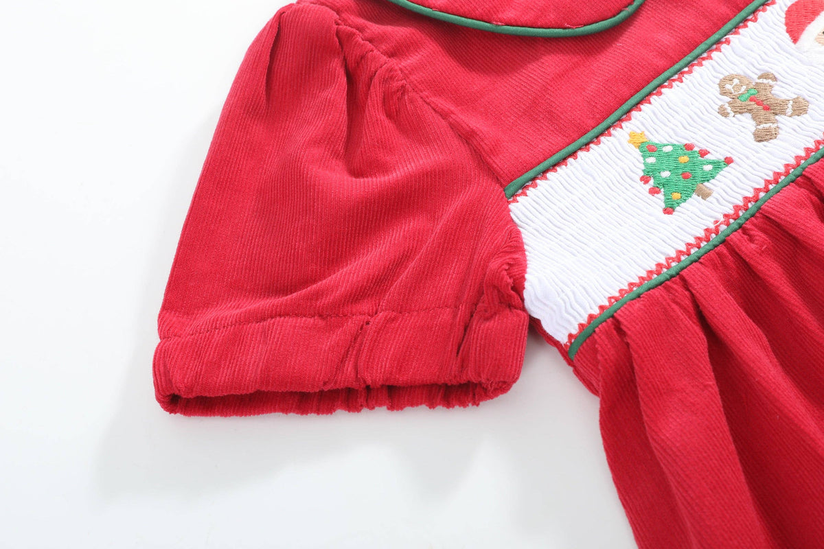 Gingerbread Joy Smocked Set