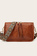 Vintage Floral Strap Crossbody Bag