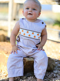 Pumpkin Patch Embroidered Boys Jumper