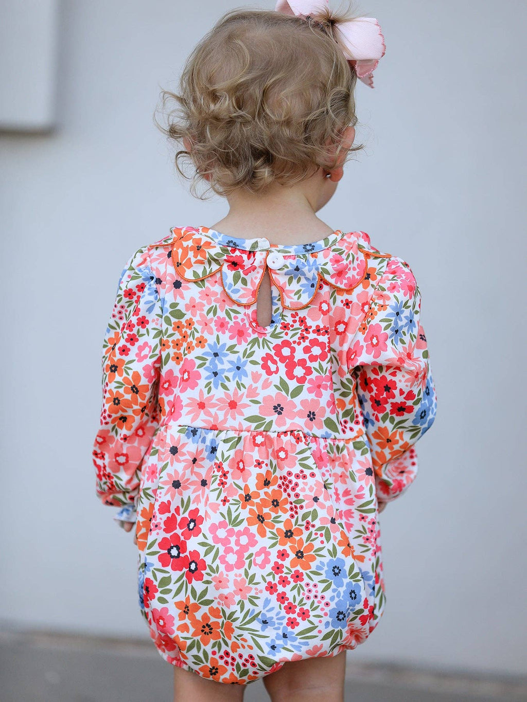 Harvest Blossom Smocked Romper